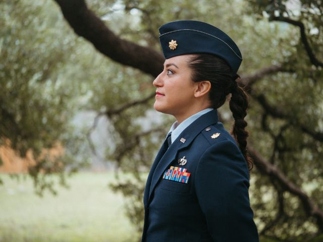 Lindsay Cordero in Air Force uniform