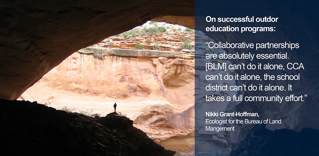 Mee Canyon with quote