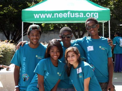 Kids at the Martin Luther King Jr Park in Atlanta for NPLD 2014