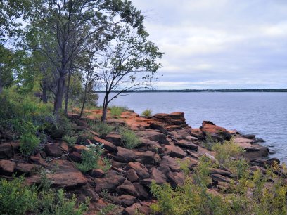 Lake Lewisville in Texas