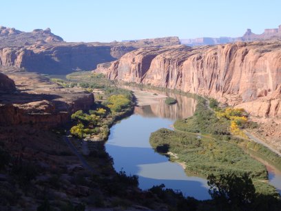 Colorado River from Moab Rim