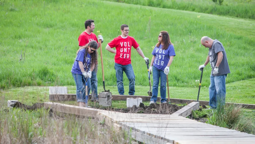 Volunteers at a Danbury, CT event