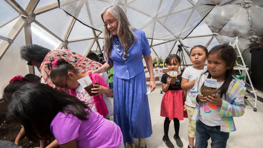 Greening STEM Lab at Nizhoni School