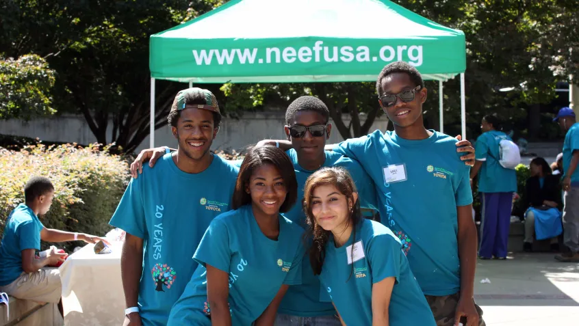 Kids at the Martin Luther King Jr Park in Atlanta for NPLD 2014