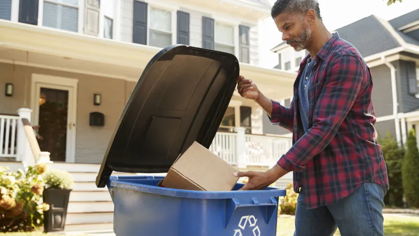 Daddy recycling