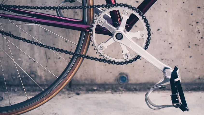 Close-up of a bicycle