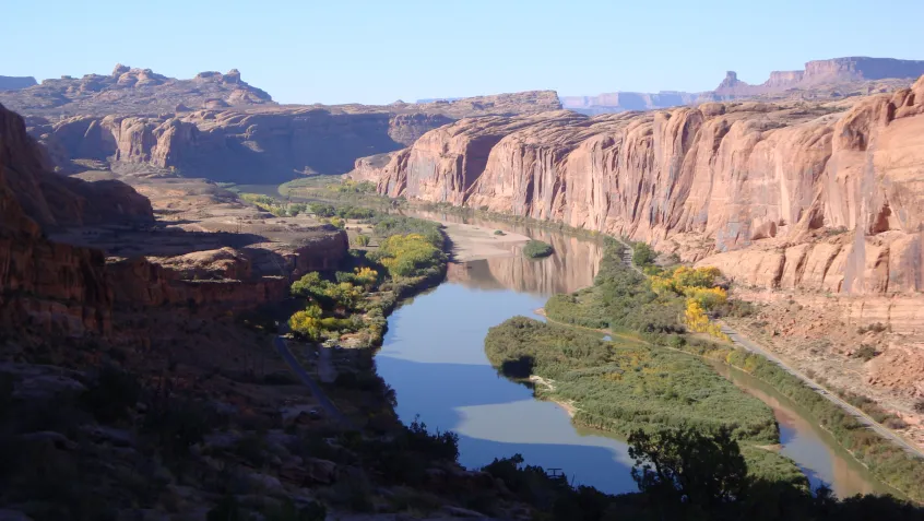 Colorado River from Moab Rim