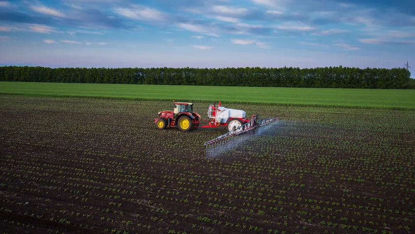 Tractor farming