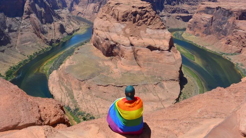 Mikah Meyer at Horseshoe Bend National Park