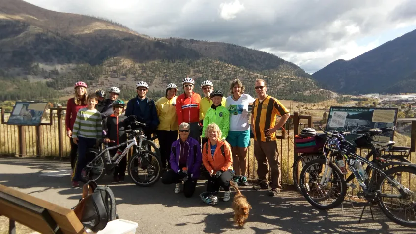 A Bike Your Park Day group rode their bikes 10 miles each way to plant trees at a new state park.