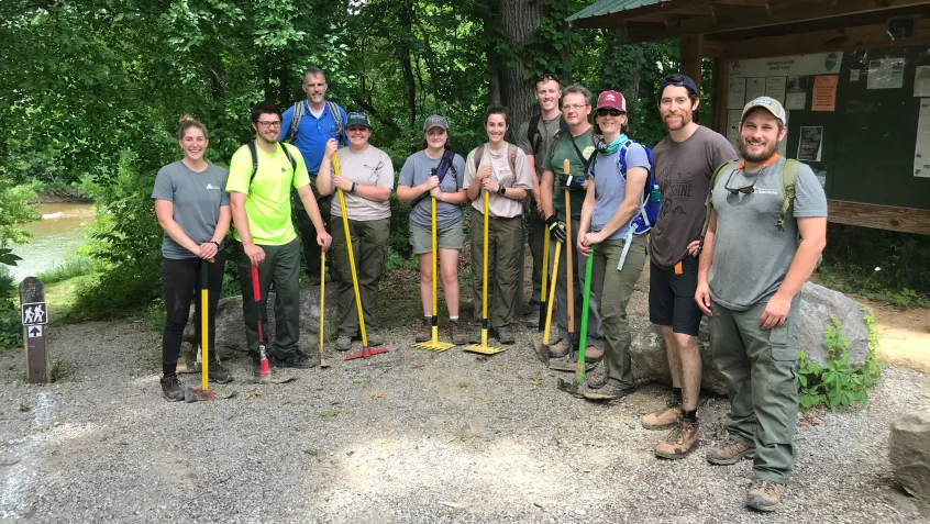 Harpeth Volunteers: Trail Building at Harpeth River State Park