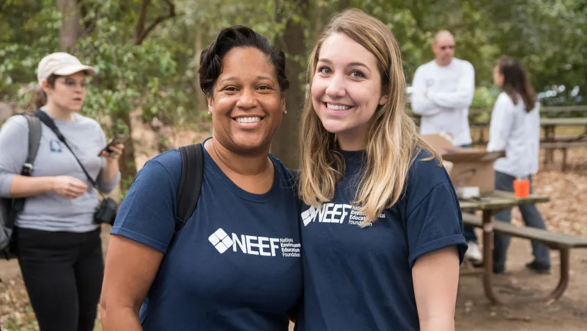 NEEF Staff at NPLD; Vernessa and Allison