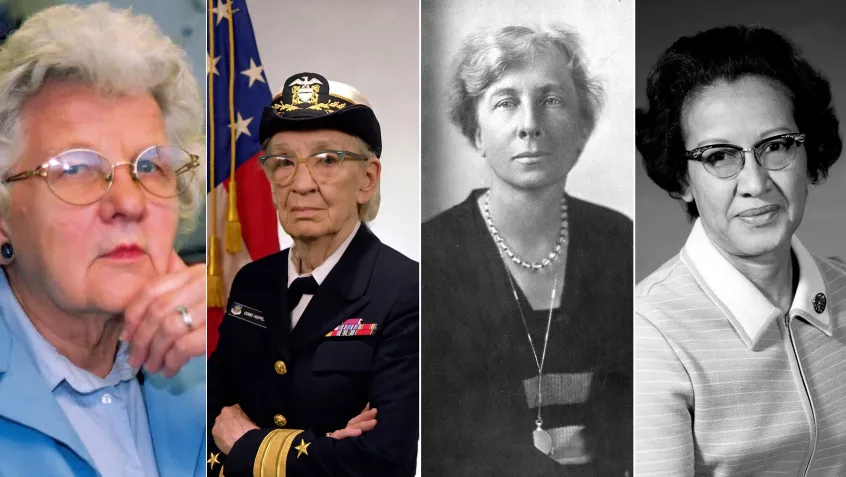 Women in STEM: Ruth Benerito, Grace Hopper, Lillian Gilbreth, Katherine Johnson