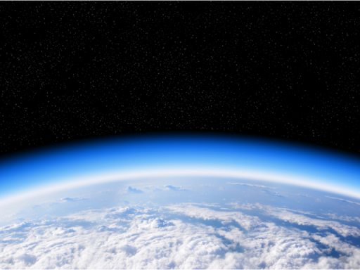Picture of the Earth's ozone layer