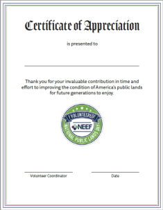 NPLD volunteer certificate thumbnail