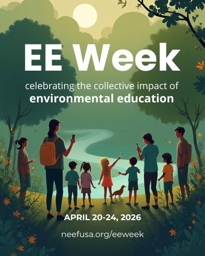 EE Week graphic - celebrating the collective impact of environmental education