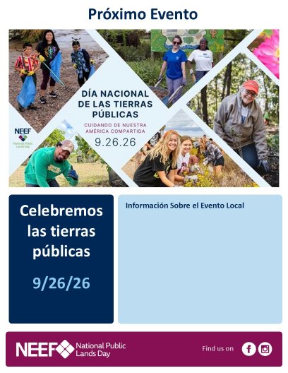 NPLD 2026 Customizable flyer with NPLD Graphic and title in Spanish