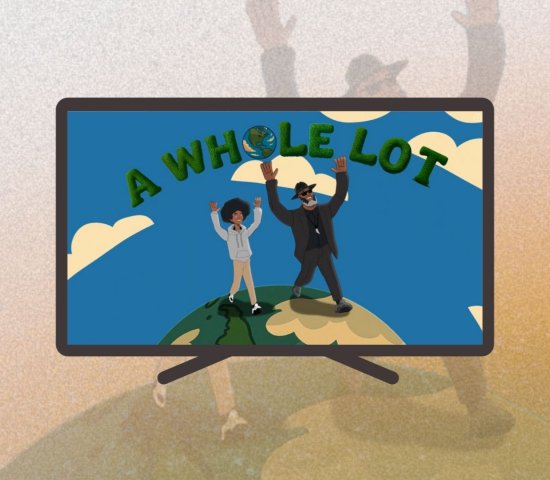 A whole lot music video graphic