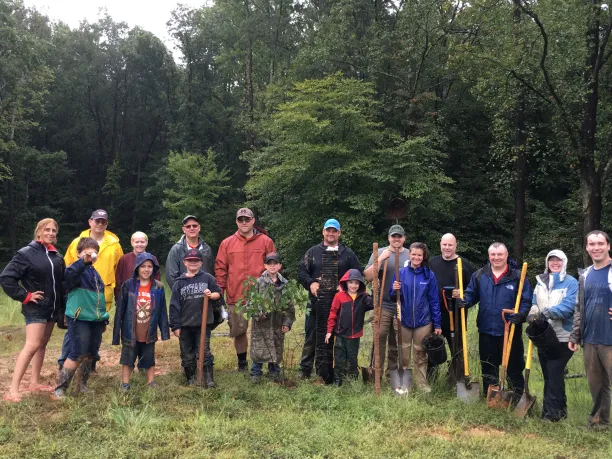 Volunteers at Fort Belvoir