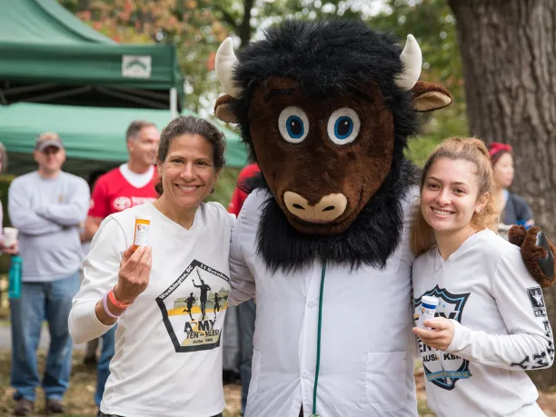 Buddy Bison with nature prescriptions 