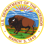 logo of the US department of interior