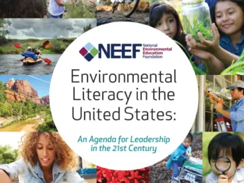 Cover of NEEF's Environmental Literacy Report 2015