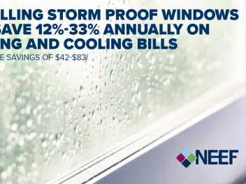 Close up on window with rain on it