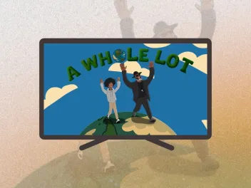 A whole lot music video graphic