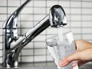 Filling Glass with Tap Water