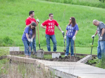 Volunteers at a Danbury, CT event 