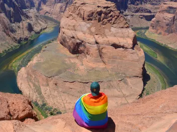 Mikah Meyer at Horseshoe Bend National Park